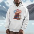 Books Fireworks 4th Of July Bookworm Patriotic Reader Unisex Hoodie