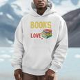 Books Are My Love Language Stack Unisex Hoodie