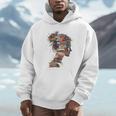 Books Lover Women Art Colorful Drawing Graphic Books Unisex Hoodie