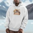 Booktrovert Vintage Wildflowers Books For Book Lovers Unisex Hoodie