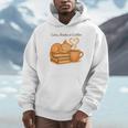 Cats Books And Coffee Heart Cozy Cat Lover Bookworm Readers Unisex Hoodie