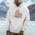 Caution Slippery When Reading Book Reader Unisex Hoodie
