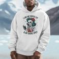 I Like My Coffee ICY & My Books Spicy For Book Lovers Unisex Hoodie I Like My Coffee ICY & My Books Spicy For Book Lovers Unisex Hoodie