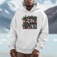 Cosy Sloth In Bookshelf With Plants Unisex Hoodie