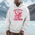 Cupid's Favorite Teacher Valentines Day Heart Book Lover Unisex Hoodie