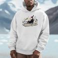 Cute Cat Flower Garden Book Kitty Reading Floral Men Women Girls Kids Unisex Hoodie Cute Cat Flower Garden Book Kitty Reading Floral Men Women Girls Kids Unisex Hoodie