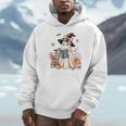 Cute Ghost Reading Book Librarian Book Lover Unisex Hoodie