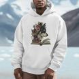 Dog Book Flower Unisex Hoodie Dog Book Flower Unisex Hoodie