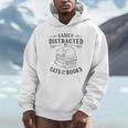 Easily Distracted By Cats And Books For Women Unisex Hoodie Easily Distracted By Cats And Books For Women Unisex Hoodie