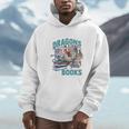 Easily Distracted By Dragons And Books Bookworm Unisex Hoodie Easily Distracted By Dragons And Books Bookworm Unisex Hoodie