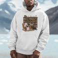 Ghost Reading Book Cat Lover Halloween Reading Enthusiast Unisex Hoodie