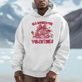 Groovy All Booked For Valentines Books Pink Coquette Bow Unisex Hoodie Groovy All Booked For Valentines Books Pink Coquette Bow Unisex Hoodie