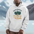 Introvert Camping Social Battery Recharging In The Woods Unisex Hoodie