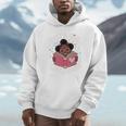 Just A Girl Who Loves Books Cute African American Afro Unisex Hoodie Just A Girl Who Loves Books Cute African American Afro Unisex Hoodie