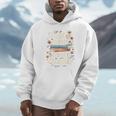 Just One More Chapter Book Reading Floral Teacher Book Lover Unisex Hoodie
