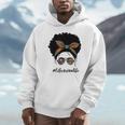 Librarian Teacher Messy Bun Life Book Library Back To School Unisex Hoodie
