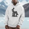 Men Pixel Art Geometric Book Human Drawing Graphic Men Unisex Hoodie