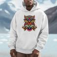 Owl With Glasses And Book Reading Unisex Hoodie