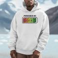 Powered By Books Bookworm Librarian Reading Unisex Hoodie