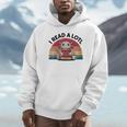 I Read Alotl Axolotl Retro Reading Books Lover Vintage Unisex Hoodie I Read Alotl Axolotl Retro Reading Books Lover Vintage Unisex Hoodie