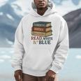 Read Blue Liberty Books July 4th Independence Unisex Hoodie