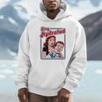 Retro Vampire Book Cover Style Stay Hydrated Halloween Unisex Hoodie Retro Vampire Book Cover Style Stay Hydrated Halloween Unisex Hoodie
