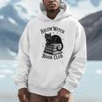 Salem Witch Book Club Bookish Halloween Cat Women Unisex Hoodie