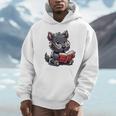Scottish Terrier Reading a Book Dog Unisex Hoodie