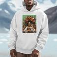 History Month Black Afro Girl Women Book Lovers Floral Unisex Hoodie