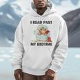 Vintage I Read Past My Bedtime Cute Sleeping Bear Book Lover Unisex Hoodie