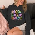 100 Days Of School Book Pencil Teachers Girls Kids 100th Day Unisex Hoodie