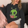 Alien Reading Book Believe In Yourself Kids Women Men Unisex Hoodie Alien Reading Book Believe In Yourself Kids Women Men Unisex Hoodie