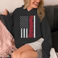 America Flag Read Book Reading Librarian Men Women Kids Unisex Hoodie