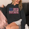 America US Flag Books Library Reading For Book Lover Reader Unisex Hoodie