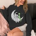 Astronaut Reading Book To Alien Moon Space Book Lover Men Unisex Hoodie Astronaut Reading Book To Alien Moon Space Book Lover Men Unisex Hoodie