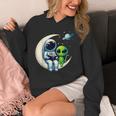 Astronaut Reading Book To Alien Shirt Moon Space Lover Kids Unisex Hoodie Astronaut Reading Book To Alien Shirt Moon Space Lover Kids Unisex Hoodie