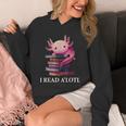 Axolotl Book Lover Librarian Reading Library Readers Unisex Hoodie