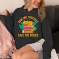 Ban The Fascist Save The Books For a Book Fan Unisex Hoodie Ban The Fascist Save The Books For a Book Fan Unisex Hoodie