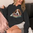 Basset Hound Books Dog Breed Graphic Unisex Hoodie Basset Hound Books Dog Breed Graphic Unisex Hoodie