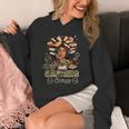 Big Cancer Energy Woman Camo Zodiac Book Teacher Unisex Hoodie