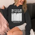 Birthday It's My 40th Birthday Guest Book Birthday Party Unisex Hoodie Birthday It's My 40th Birthday Guest Book Birthday Party Unisex Hoodie