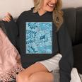 Blue Comic Book Blue Graphic Unisex Hoodie