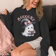 Boo Ghost Books Coquette Bow Halloween Women School Teacher Unisex Hoodie Boo Ghost Books Coquette Bow Halloween Women School Teacher Unisex Hoodie