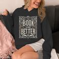 The Book Is Always Better Reader Preference Unisex Hoodie The Book Is Always Better Reader Preference Unisex Hoodie