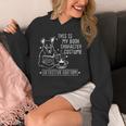 This Is My Book Character Costume Dog Reading a Book Unisex Hoodie This Is My Book Character Costume Dog Reading a Book Unisex Hoodie