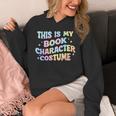 This Is My Book Character Costume Book Lover Groovy Unisex Hoodie This Is My Book Character Costume Book Lover Groovy Unisex Hoodie