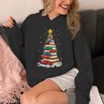 Book Christmas Tree Book Lover Teacher Librarian Unisex Hoodie Book Christmas Tree Book Lover Teacher Librarian Unisex Hoodie