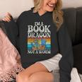 Im a Book Dragon Not a Worm Dragon Unisex Hoodie
