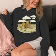 Book Frog Toad Vintage Book Frog Book Frog Reading Book Unisex Hoodie