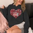 Book Heart Cute Read Book Reading Librarian Across America Unisex Hoodie